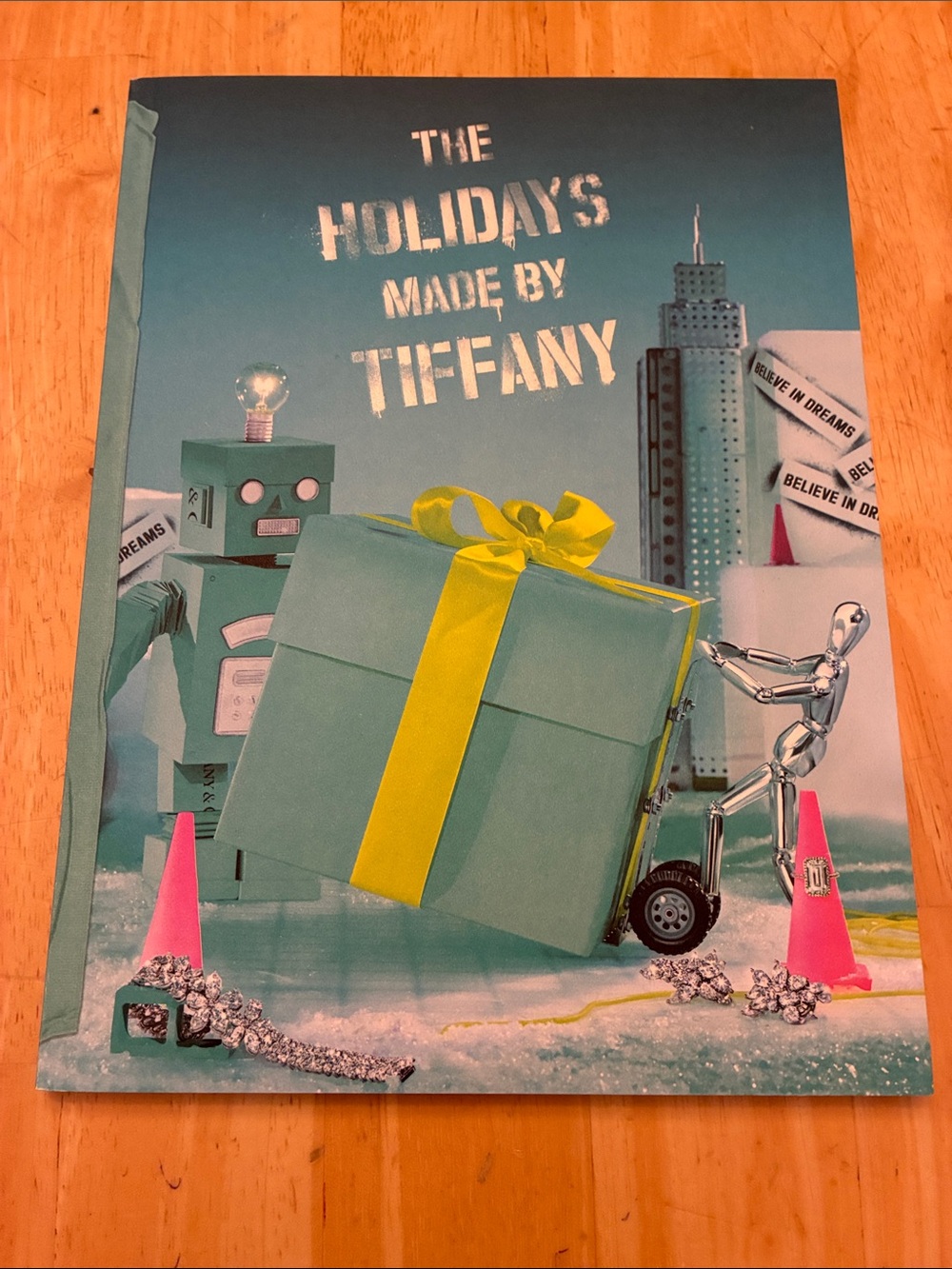 Tiffany & Co. blue holiday catalog 2018. Use as prop for your shows.